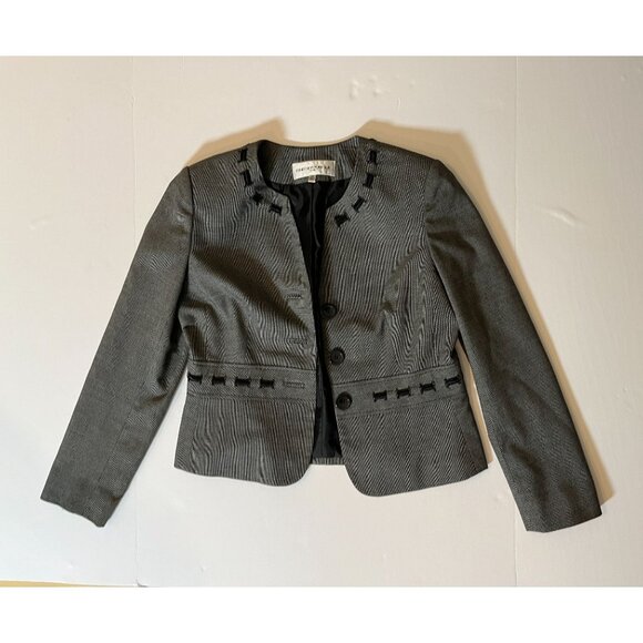 Jones New York Suit Black and Grey blazer size 8 petite (8P) - Picture 2 of 6